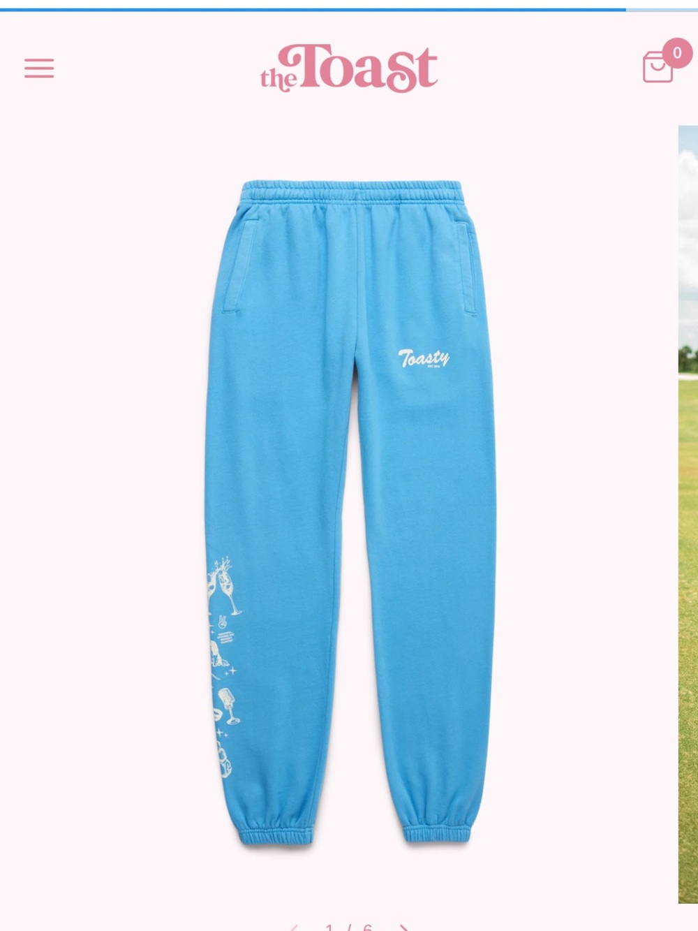 The Toast Podcast Merch Toasty Sweatpant